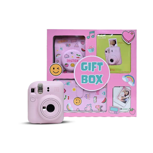 Fujifilm Instax Mini 12 Gift Box Instant Camera + Mini film + Protective Case + Photo Album